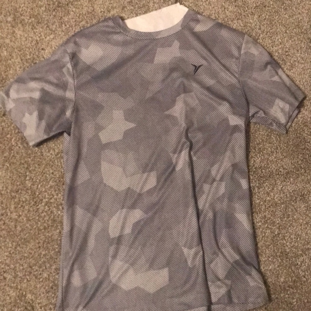 Old Navy Grey Camo Shirt